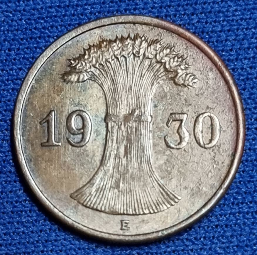  1504(4) 1 Reichspfennig (Weimarer Republik) 1930/E in vz- ......................... von Berlin_coins   
