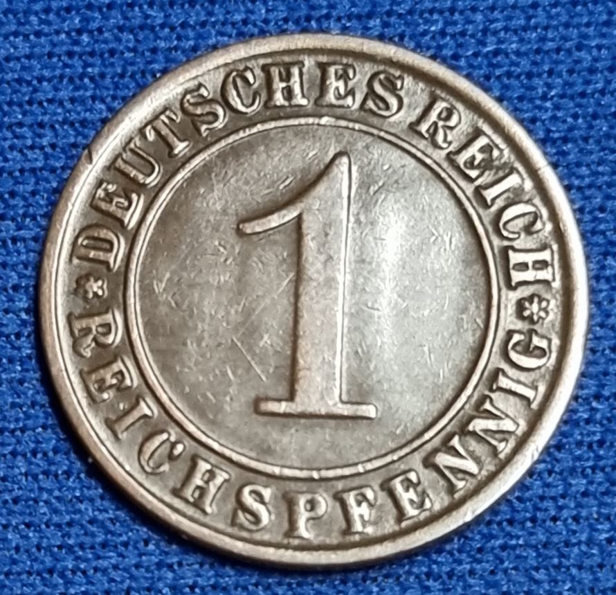 1484(4) 1 Reichspfennig (Weimarer Republik) 1925/E in ss-vz ....................... von Berlin_coins