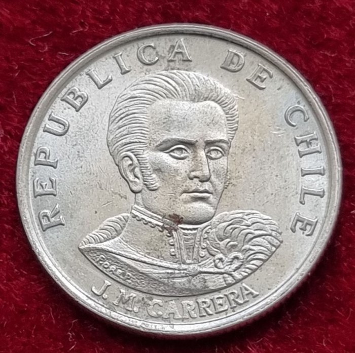  5609(6) 1 Escudo (Chile / General Verdugo) 1971 in ss-vz .......................... von Berlin_coins   