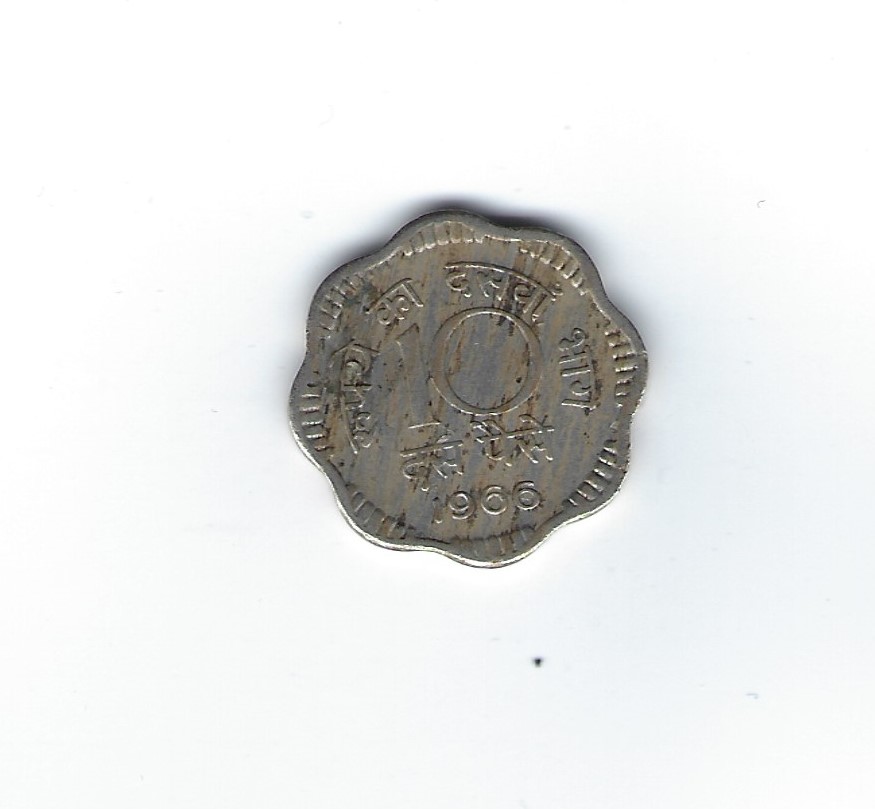  Indien 10 Paisa 1966   