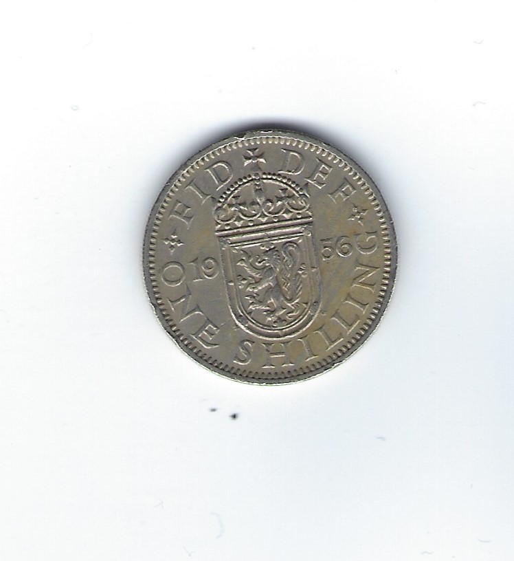  Großbritannien 1 Shilling 1956 schottisch   