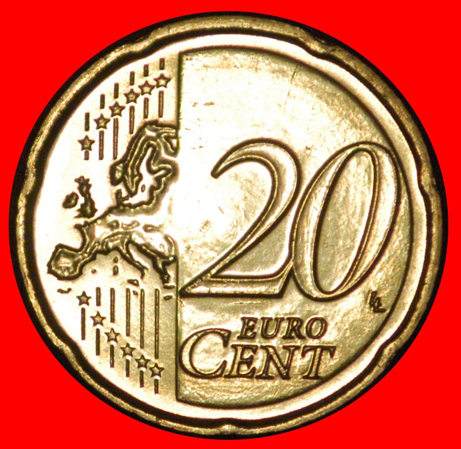  * GREECE (2008-2021): CYPRUS ★ 20 CENT 2014! SHIP NORDIC GOLD UNC UNCOMMON! LOW START ★ NO RESERVE!   