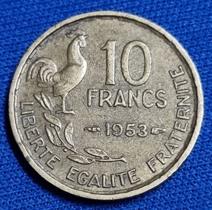  5769(3) 10 Francs (Frankreich) 1953 in ss ......................................... von Berlin_coins   