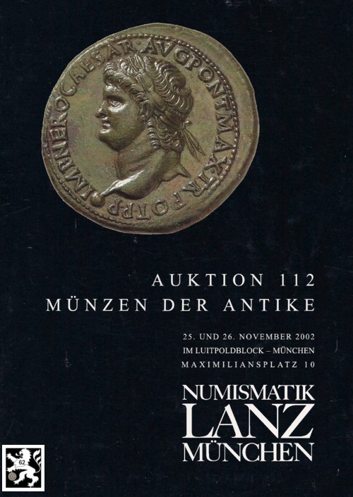  Lanz ( München ) Auktion 112 (2002) ANTIKE Römische Republik & Kaiserzeit ,Griechen ,Kelten ,Byzanz   