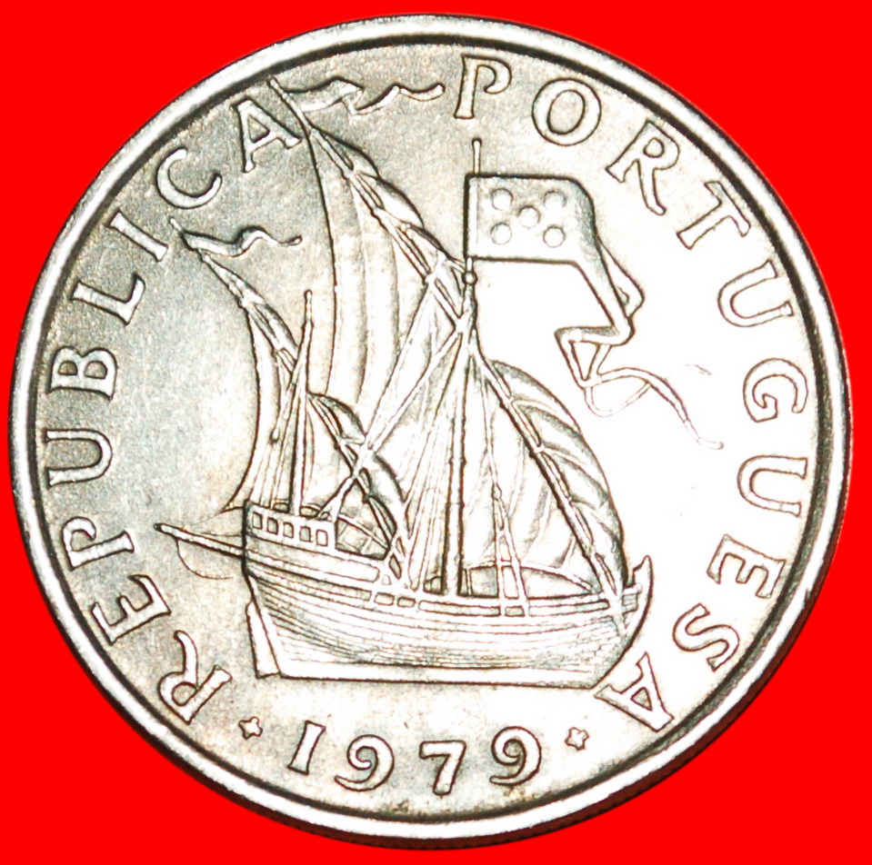  * SCHIFF (1963-1986): PORTUGAL ★ 5 ESCUDOS 1979! OHNE VORBEHALT!   