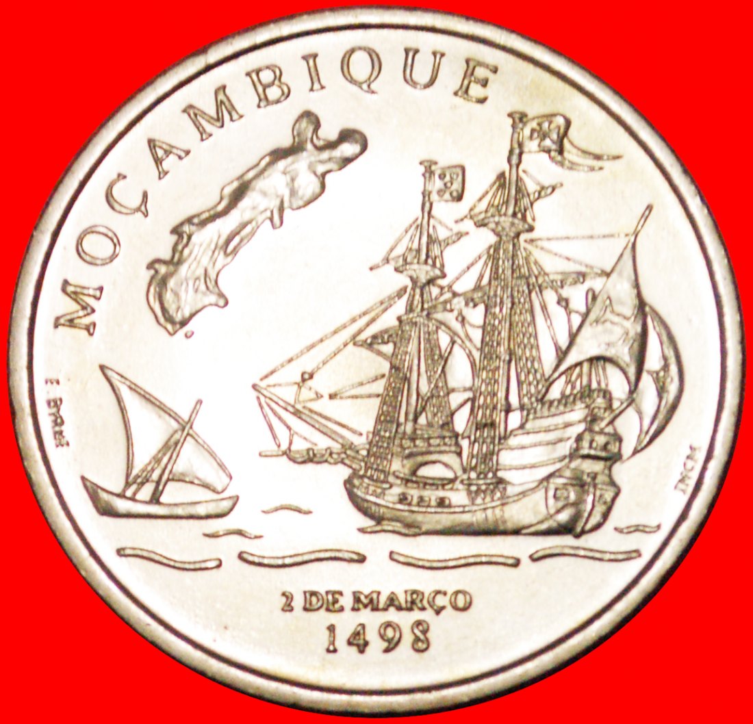 * SCHIFF: PORTUGAL ★ 200 ESCUDOS 1498 1998 STG STEMPELGLANZ! MOSAMBIK UNGEWÖHNLICH! OHNE VORBEHALT!