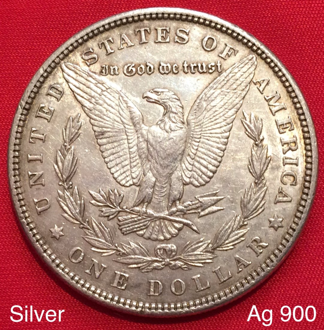  USA 1880-P Morgan Silver Dollar st / UNC MS 64+ 65 with Mint Luster   