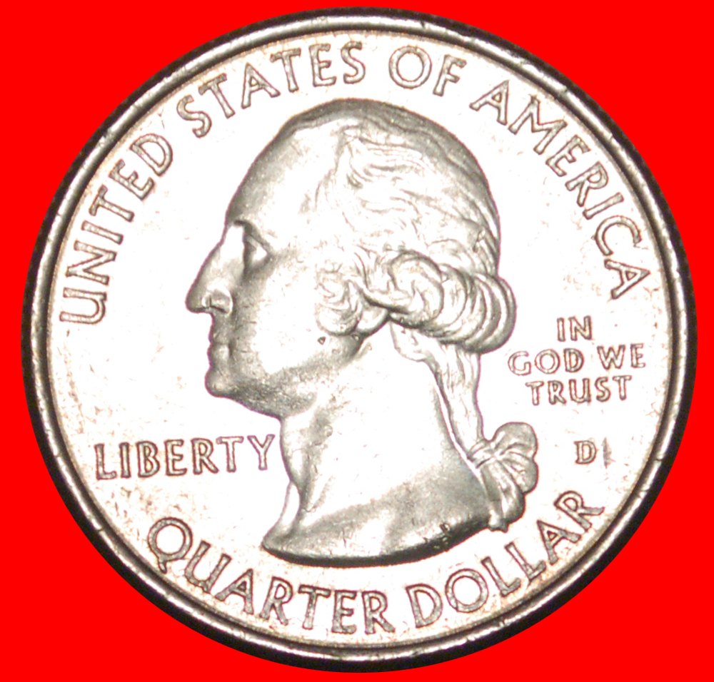  * KILAUEA: USA ★ 1/4 DOLLAR 2012D! WASHINGTON (1789-1797) OHNE VORBEHALT!   