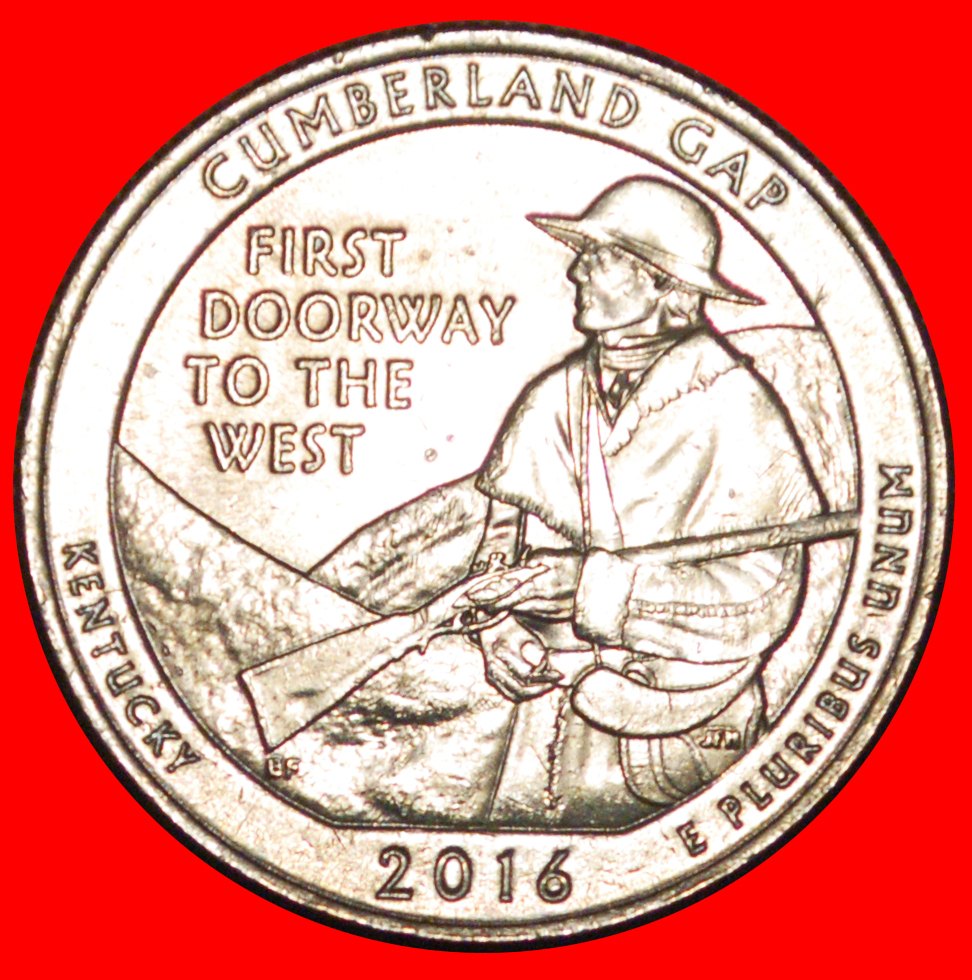 * WAFFE: USA ★ 1/4 DOLLAR 2016D uSTG STEMPELGLANZ! WASHINGTON (1789-1797) OHNE VORBEHALT!
