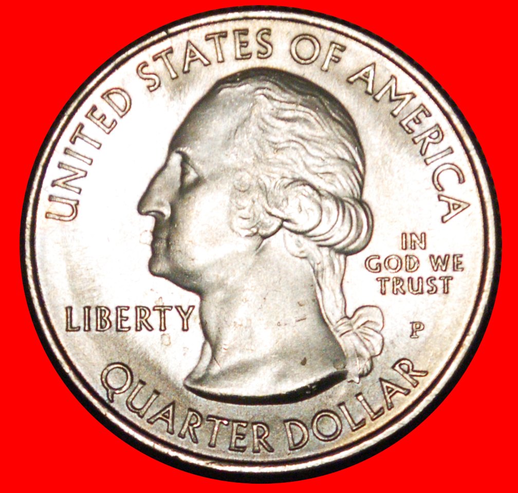  * FABRIK: USA ★ 1/4 DOLLAR 2019P STG STEMPELGLANZ! WASHINGTON (1789-1797) OHNE VORBEHALT!   