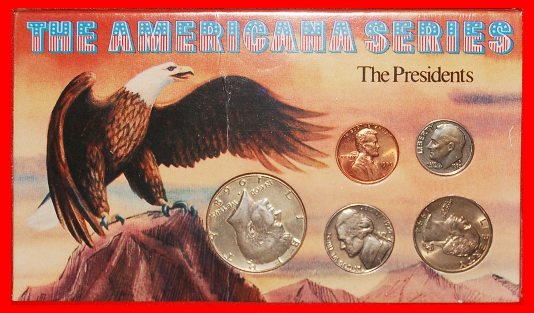  * PRESIDENTS: USA ★ AMERICANA SERIES (1968-1994) UNCOMMON!★LOW START ★ NO RESERVE!   