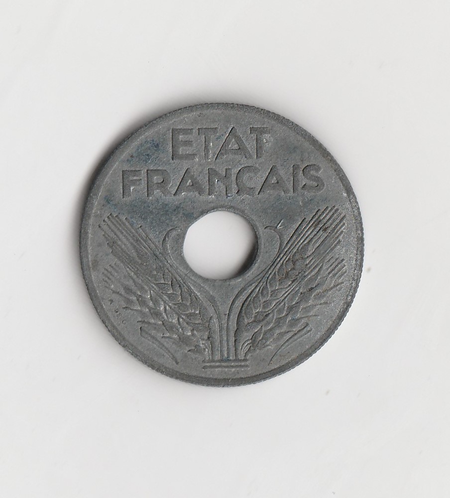  20 Centimes Frankreich 1941 Zink (M675)   