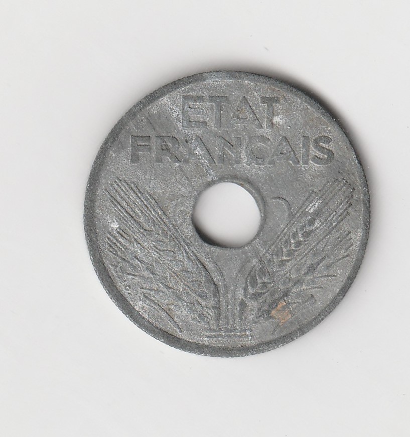  Vingt Centimes Frankreich 1941 Zink (M676)   