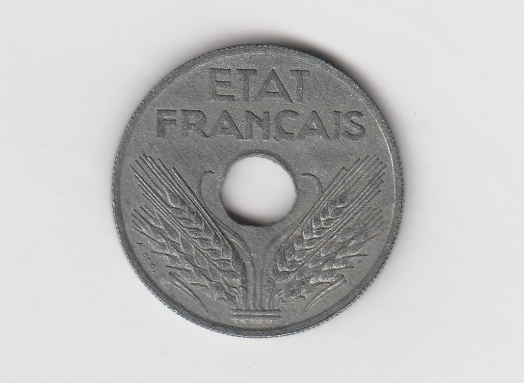  20 Centimes Frankreich 1943 Zink (M678)   