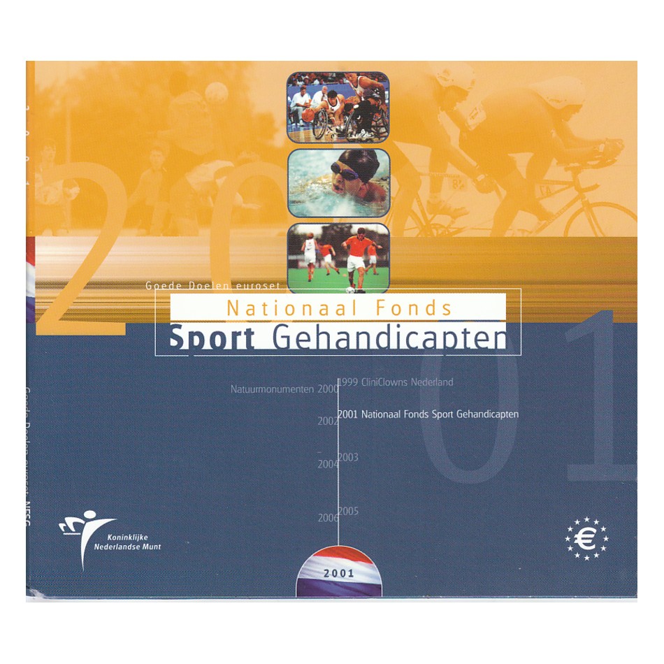  Offiz. Euro-KMS Niederlande *Gute Taten - Behindertensport* 2001   