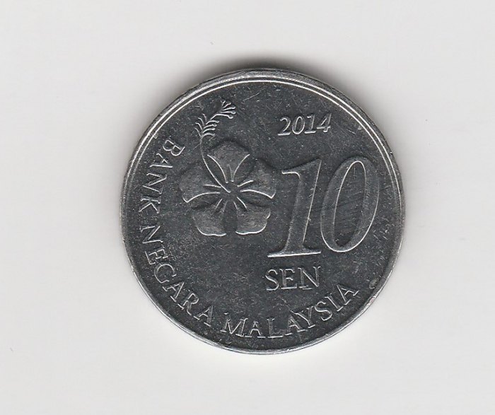  10 Sen Malaysia  2014 (M680)   