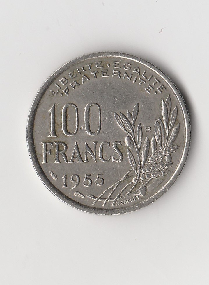  100 Francs Frankreich 1955  B  (M691)   