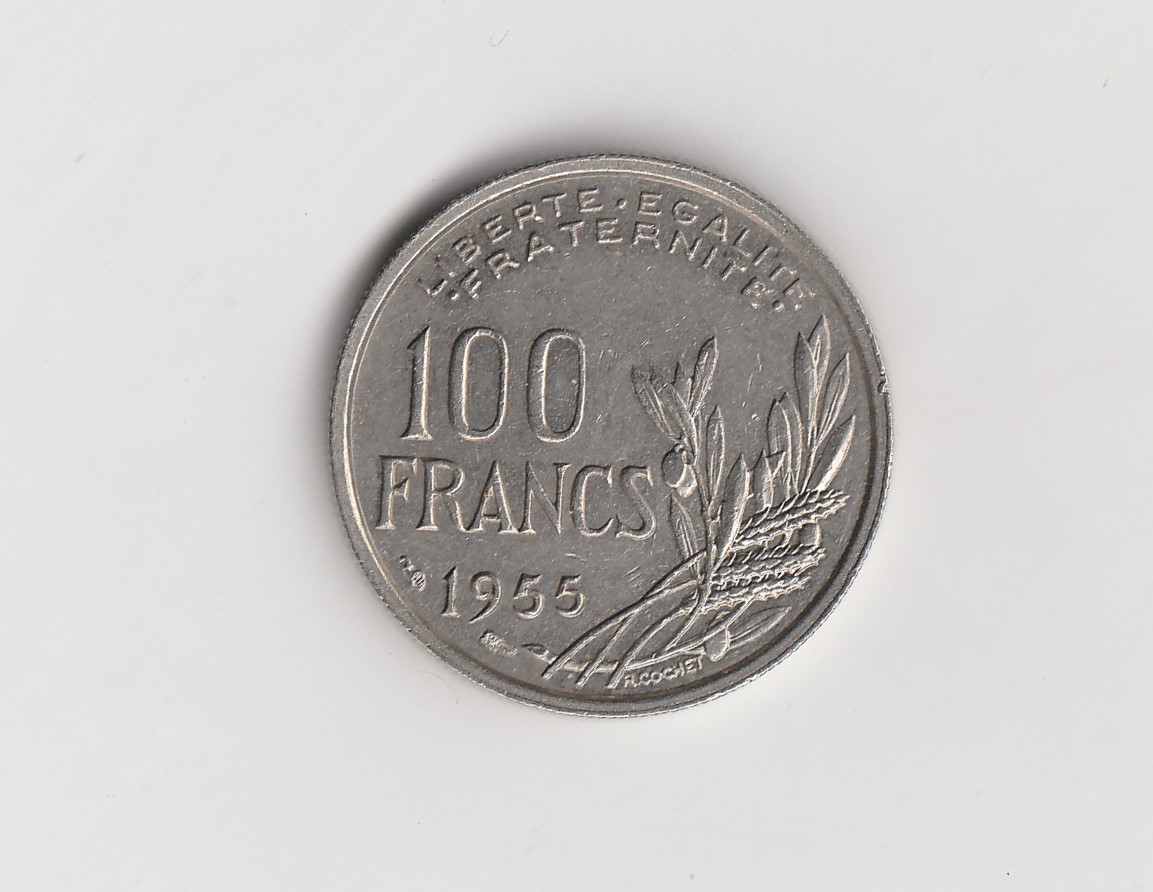 100 Francs Frankreich 1955 Paris (M692)