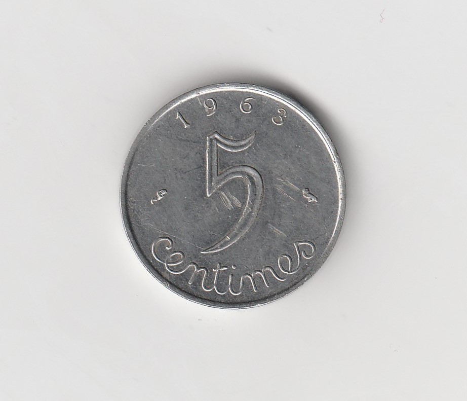  5 Centimes Frankreich 1963 (M693)   