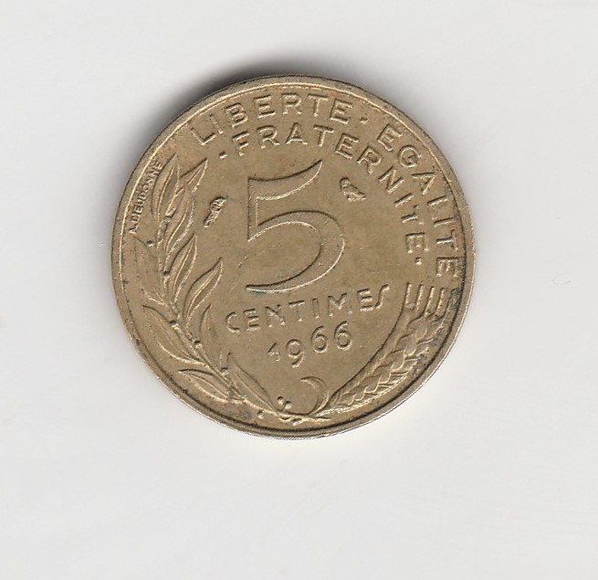  5 Centimes Frankreich 1966 (M696)   