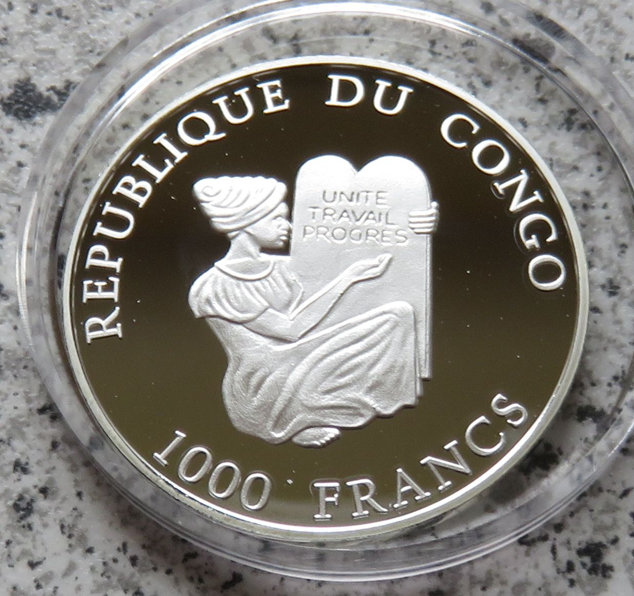  Kongo 1000 Francs 2001   