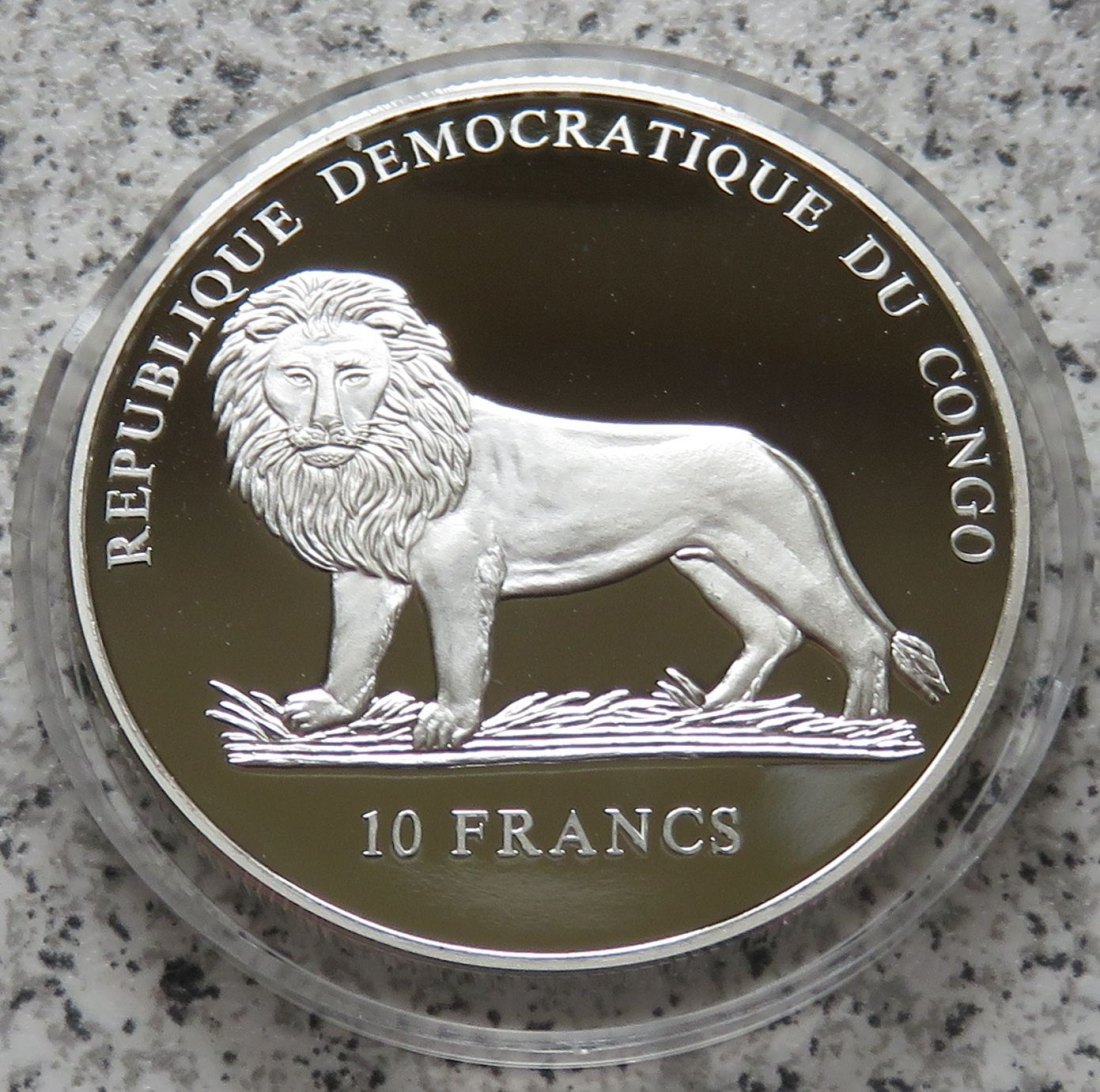  Kongo 10 Francs 2001   