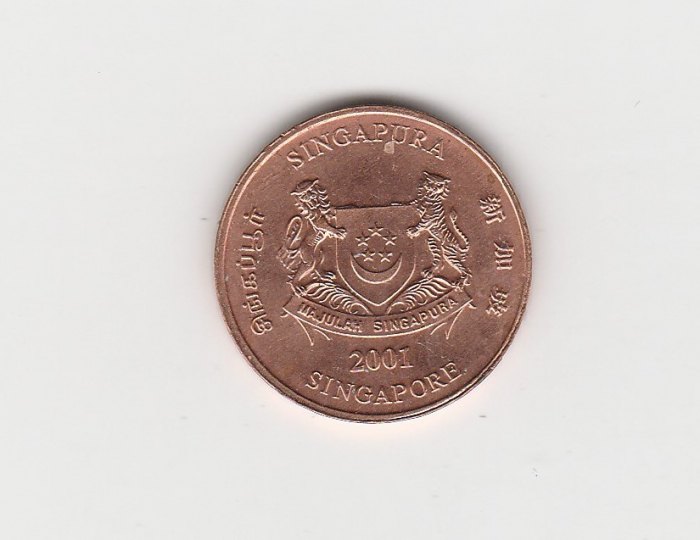  1 Cent Singapore 2001 (M704)   