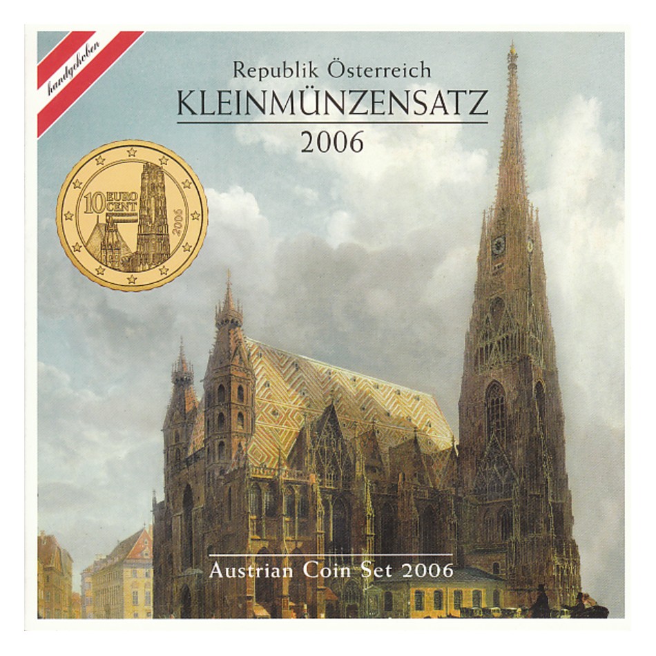  Offiz. Euro-KMS Österreich *Stephansdom in Wien* 2006 *hgh*   