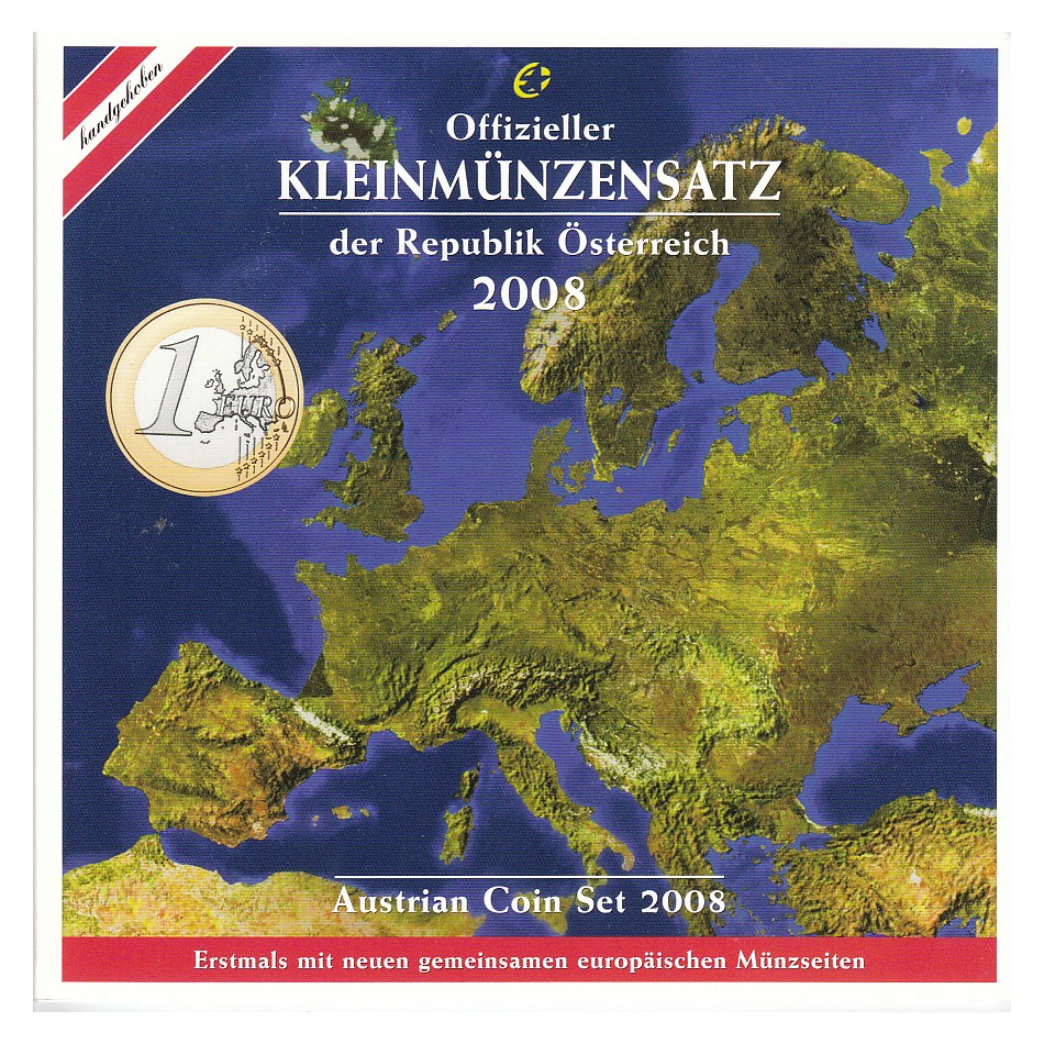  Offiz. Euro-KMS Österreich *Europa* 2008 *hgh*   