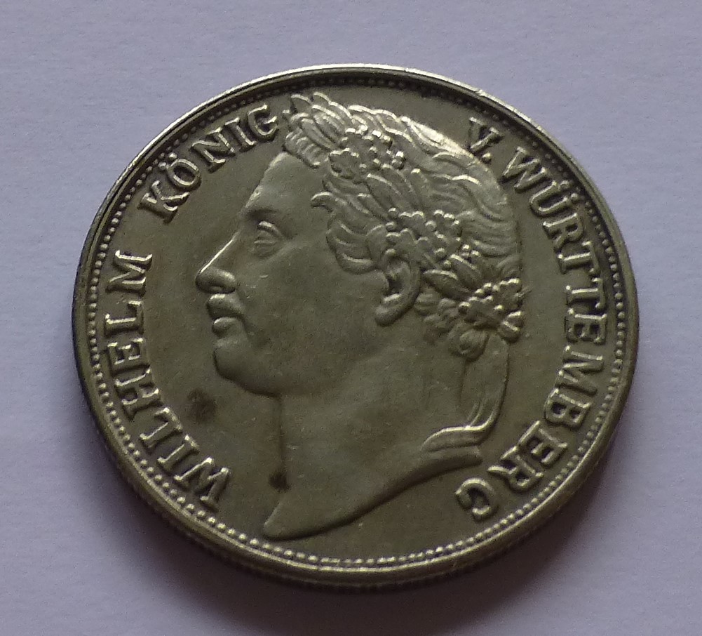 Medaille 1841, Wilhelm König von Würtemberg