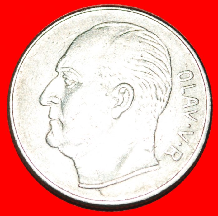  * PFERD (1958-1973): NORWEGEN ★ 1 KRONE 1972! OLAV V. (1957-1991) OHNE VORBEHALT!   