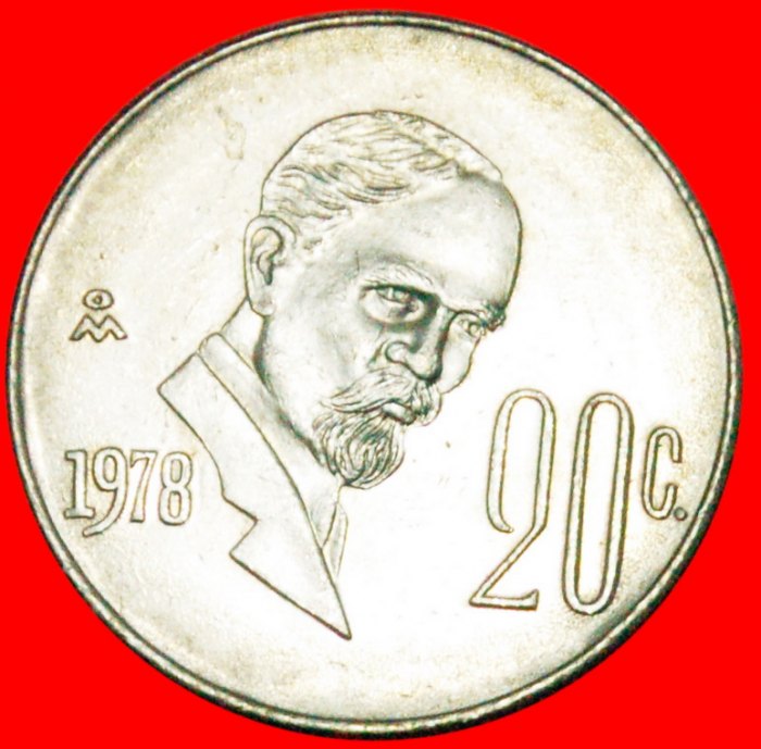  * MADERO (1873-1913): MEXIKO★ 20 CENTAVOS 1978!★OHNE VORBEHALT!   