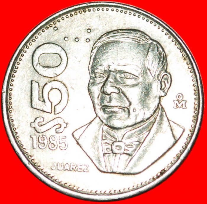  * GARCIA (1806-1872): MEXIKO ★ 50 PESOS 1985!★OHNE VORBEHALT!   