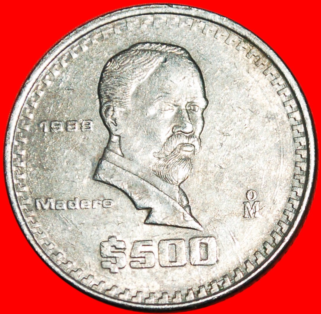  * MADERO (1873-1913): MEXIKO ★ 500 PESOS 1988!★OHNE VORBEHALT!   