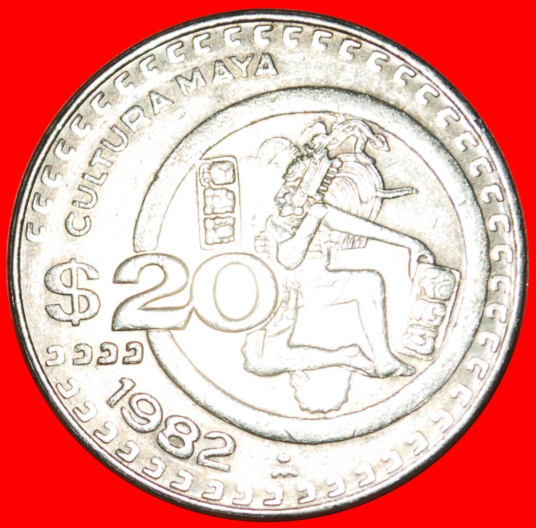  * MAYA CULTURE: MEXICO ★ 20 PESOS 1982! LOW START ★ NO RESERVE!   