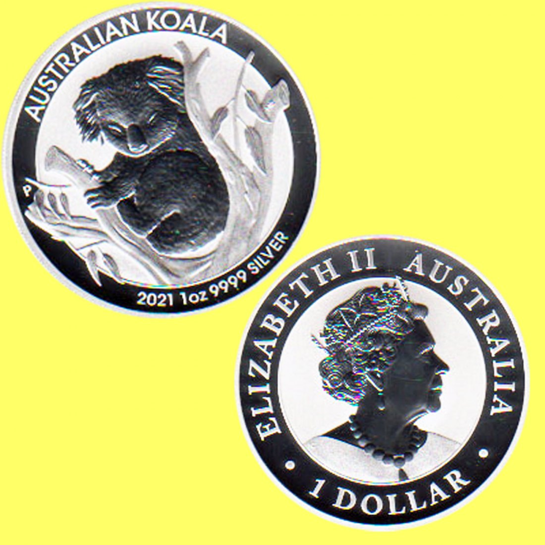  Australien 1$ Silbermünze *Koala* 2021 1oz Silber   