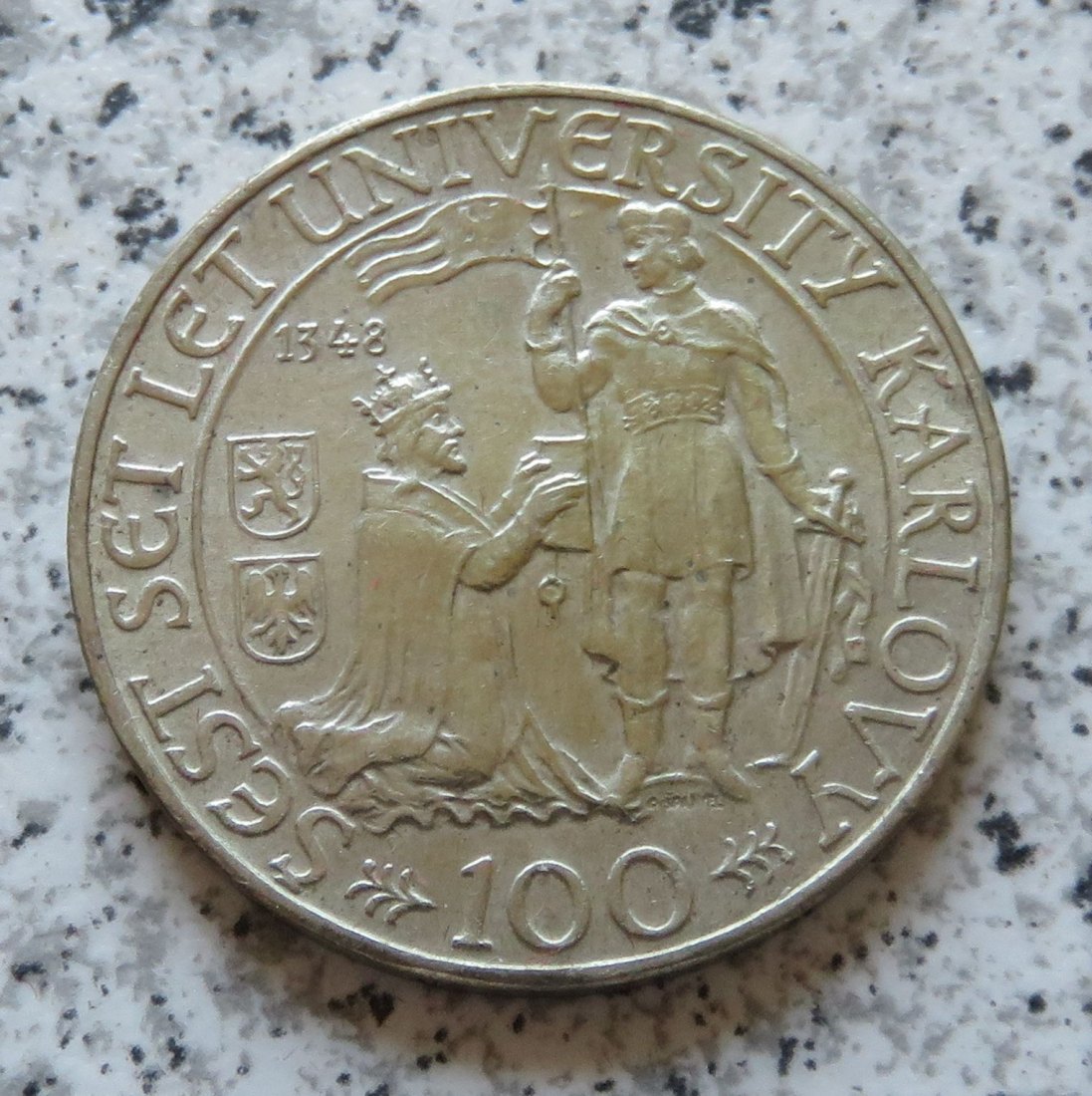  Tschechoslowakei 100 Korun 1948 (2)   