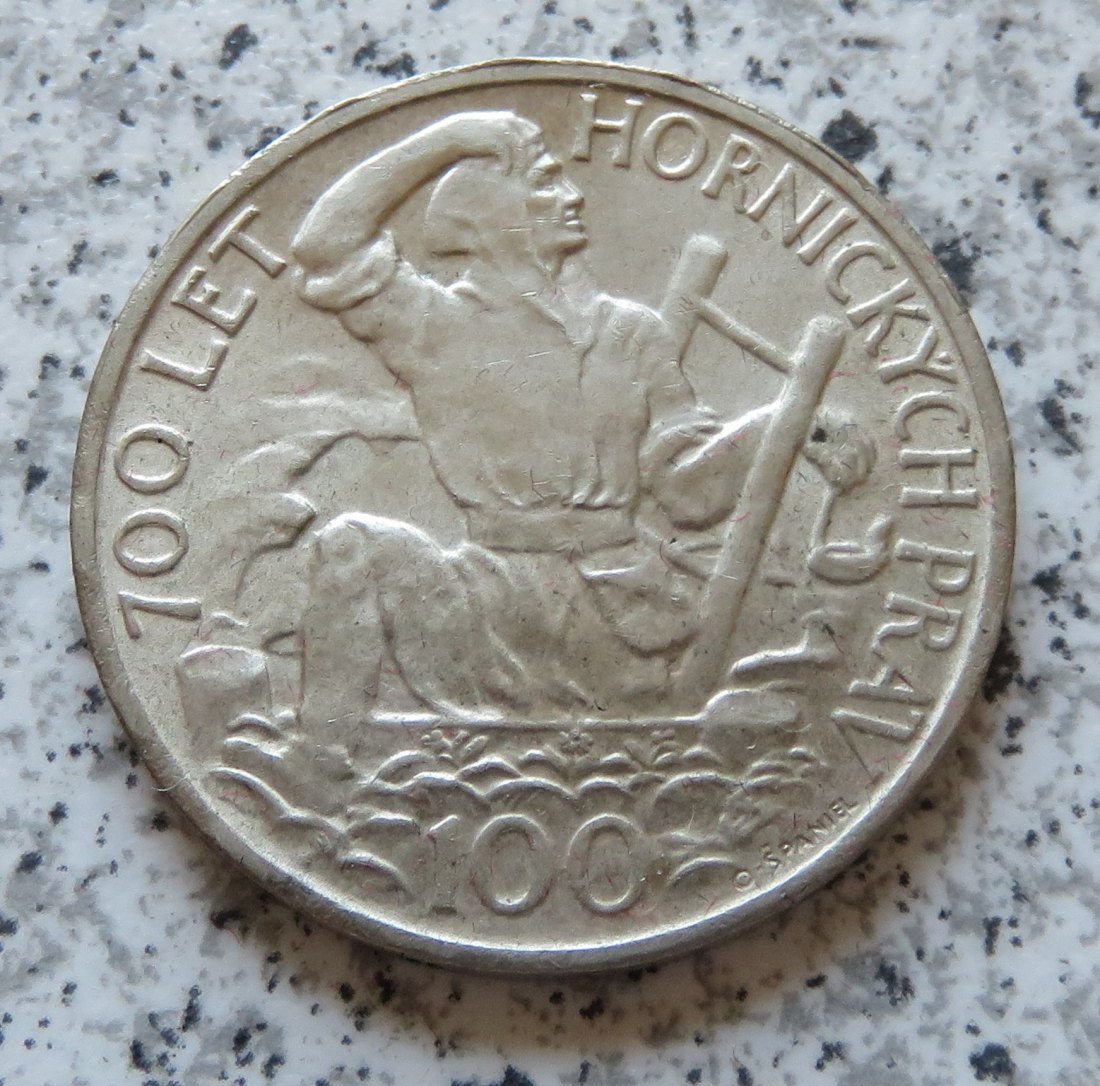  Tschechoslowakei 100 Korun 1949, besser   