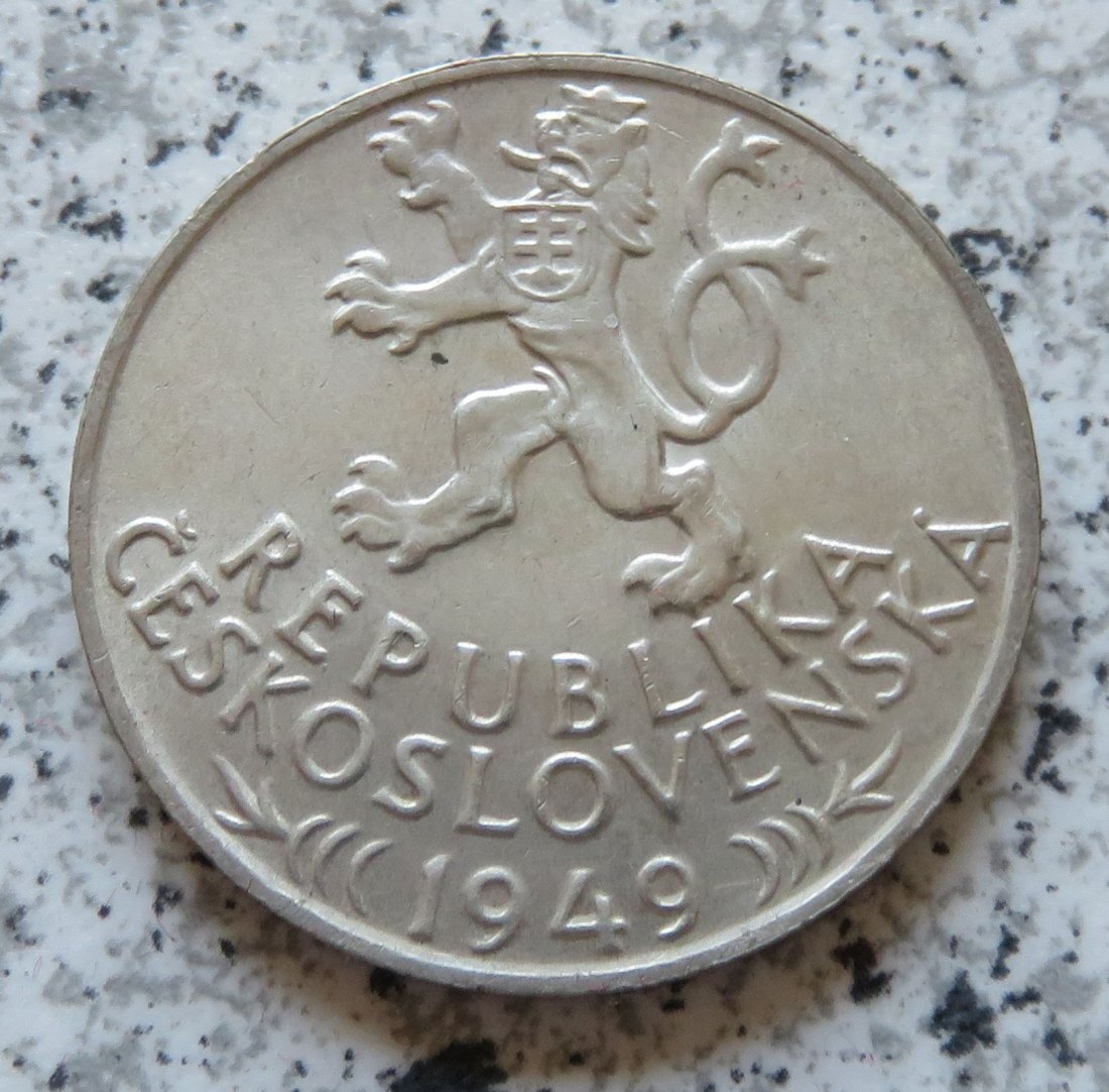  Tschechoslowakei 100 Korun 1949, besser   