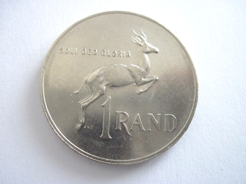 1 Rand Südafrika South Africa Suid-Afrika 1979 Präsident Diederichs   