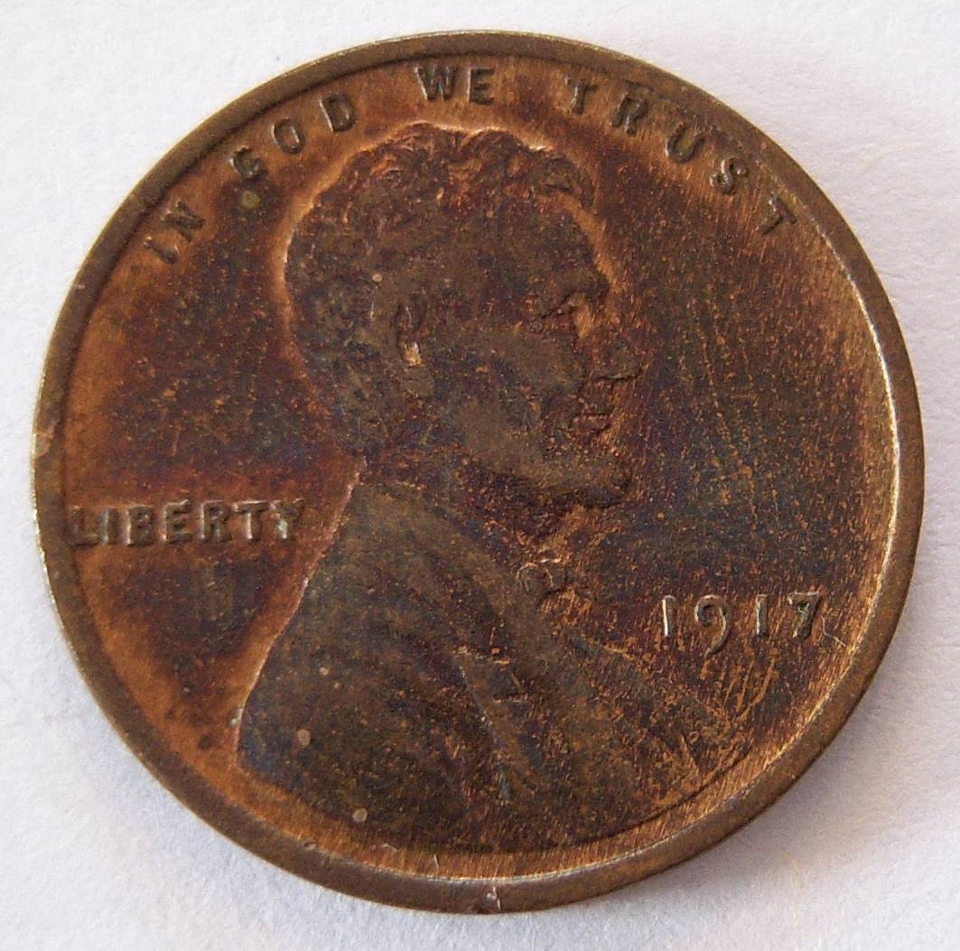  USA 1 One Lincoln Cent 1917   