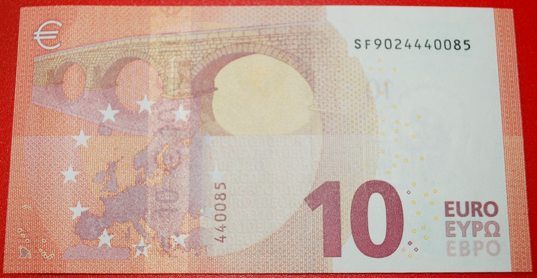  * NEW EUROPE russian TYPE: ITALY ★ 10 EURO 2014 PREFIX SF S002I1! UNC CRISP!★LOW START ★ NO RESERVE!   