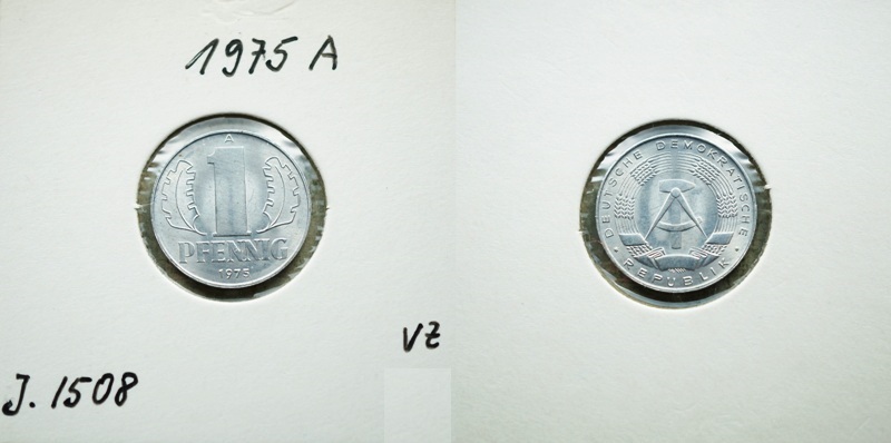  DDR 1 Pfennig 1975 A   
