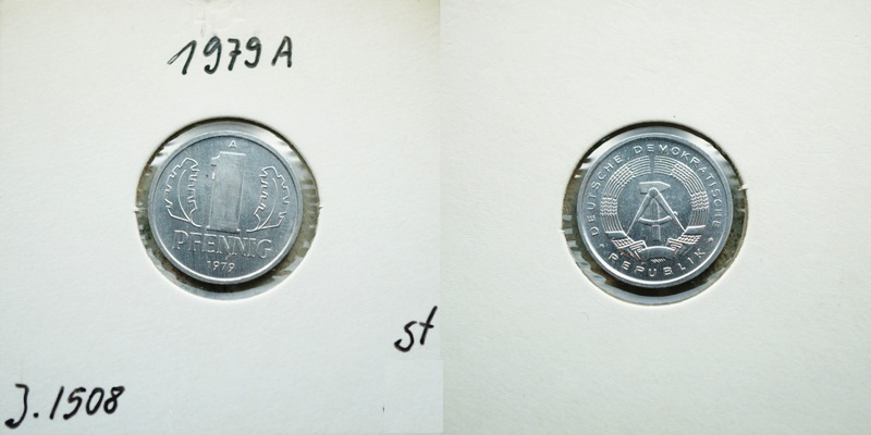 DDR 1 Pfennig 1979 A   
