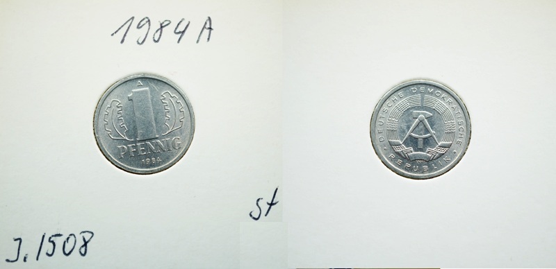  DDR 1 Pfennig 1984 A   