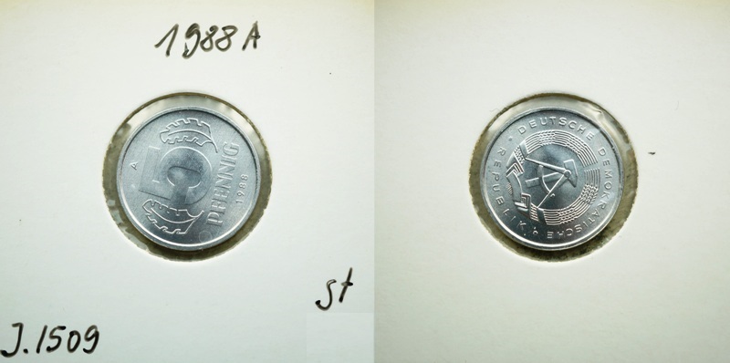  DDR 5 Pfennig 1988 A   