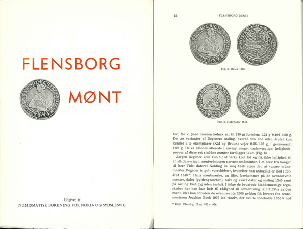  Galster, Georg; Flensborg Mont 14. og 16. arhundrede; Sonderborg 1967   