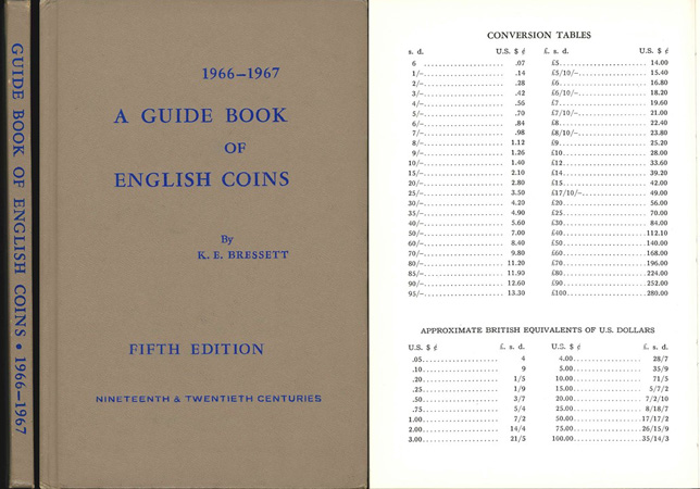  Bressett, K.E.; A Guide Book of Englih Coins 1966-1967; Fifth Edition - 1967   