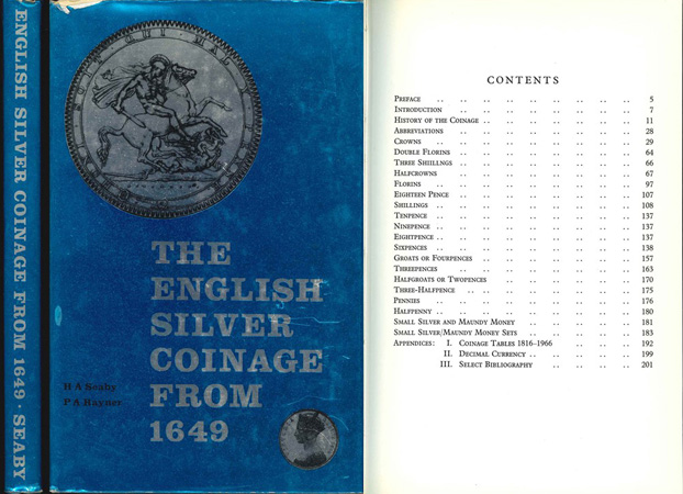  Seaby, H.A., Rayner, P.A.; The english silver Coinage from 1649; 1968   