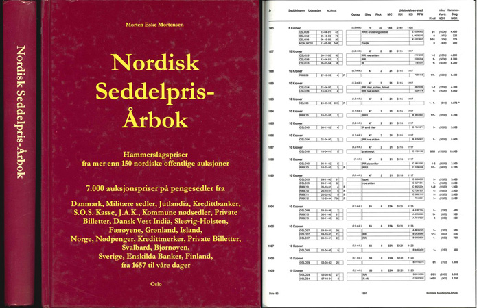  Mortensen Morten Eske; Nordisk- Seddelpris Arbok; Oslo 1997   